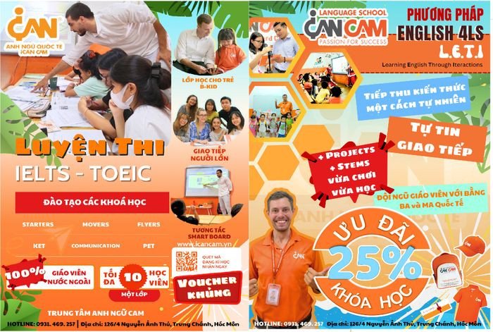 Lớp học tương tác tại Trung Tâm Anh Ngữ CAM Hóc Môn