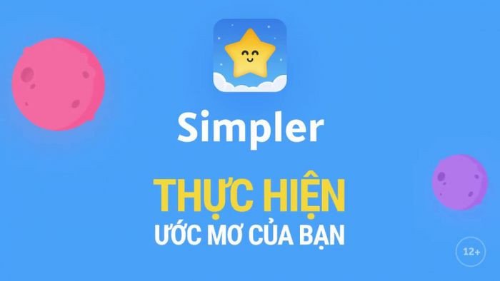 Màn hình Simpler với các bài học ngữ pháp tiếng Anh được đơn giản hóa.