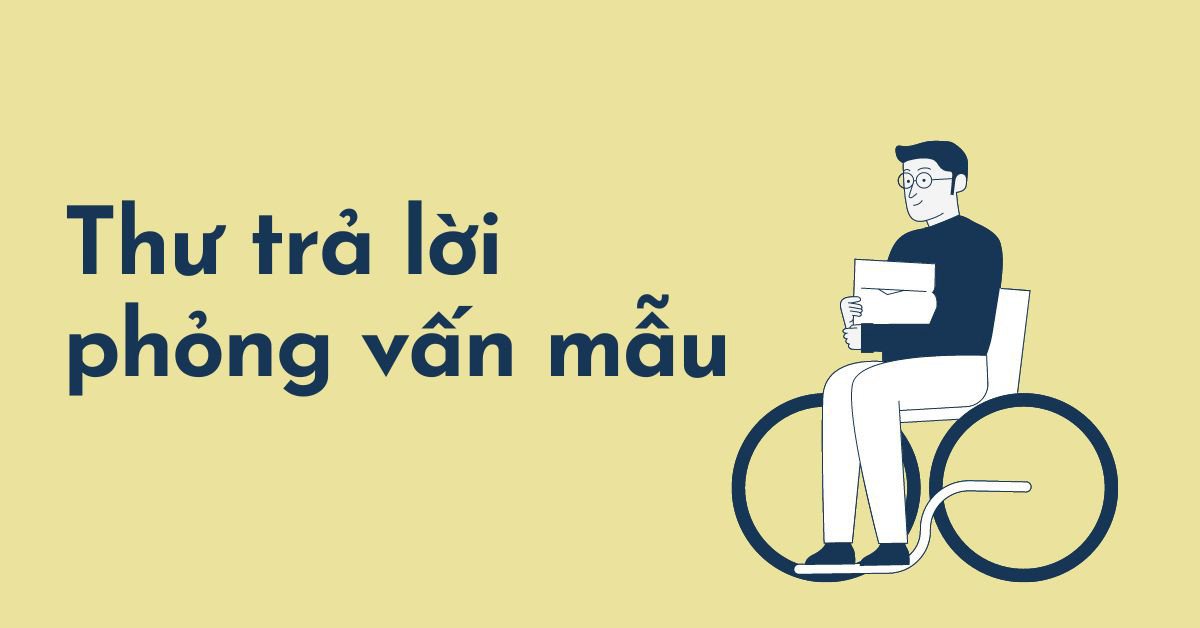 Mẫu email phản hồi thư mời phỏng vấn tiếng Anh chuyên nghiệp