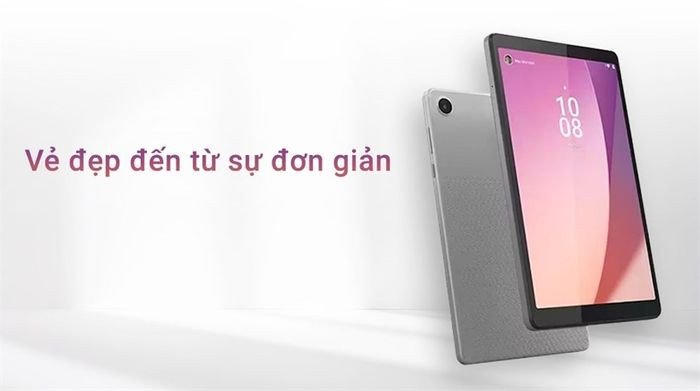 Máy tính bảng Lenovo Tab M8 Gen 4 nhỏ gọn, dễ dàng cầm nắm khi học