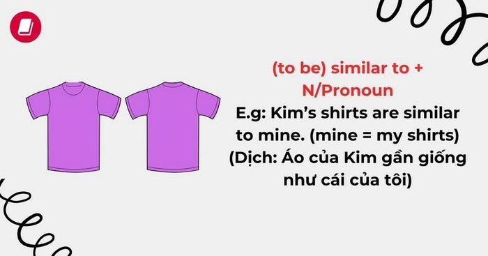 Minh họa sự khác biệt giữa The Same và Similar To
