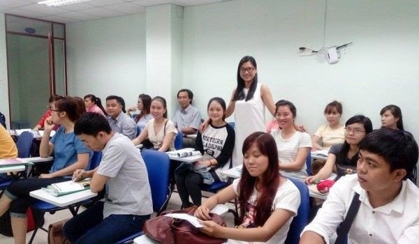 Mô hình học nhóm tại Trung tâm Ngoại ngữ Ngọc Vân Phan Rang