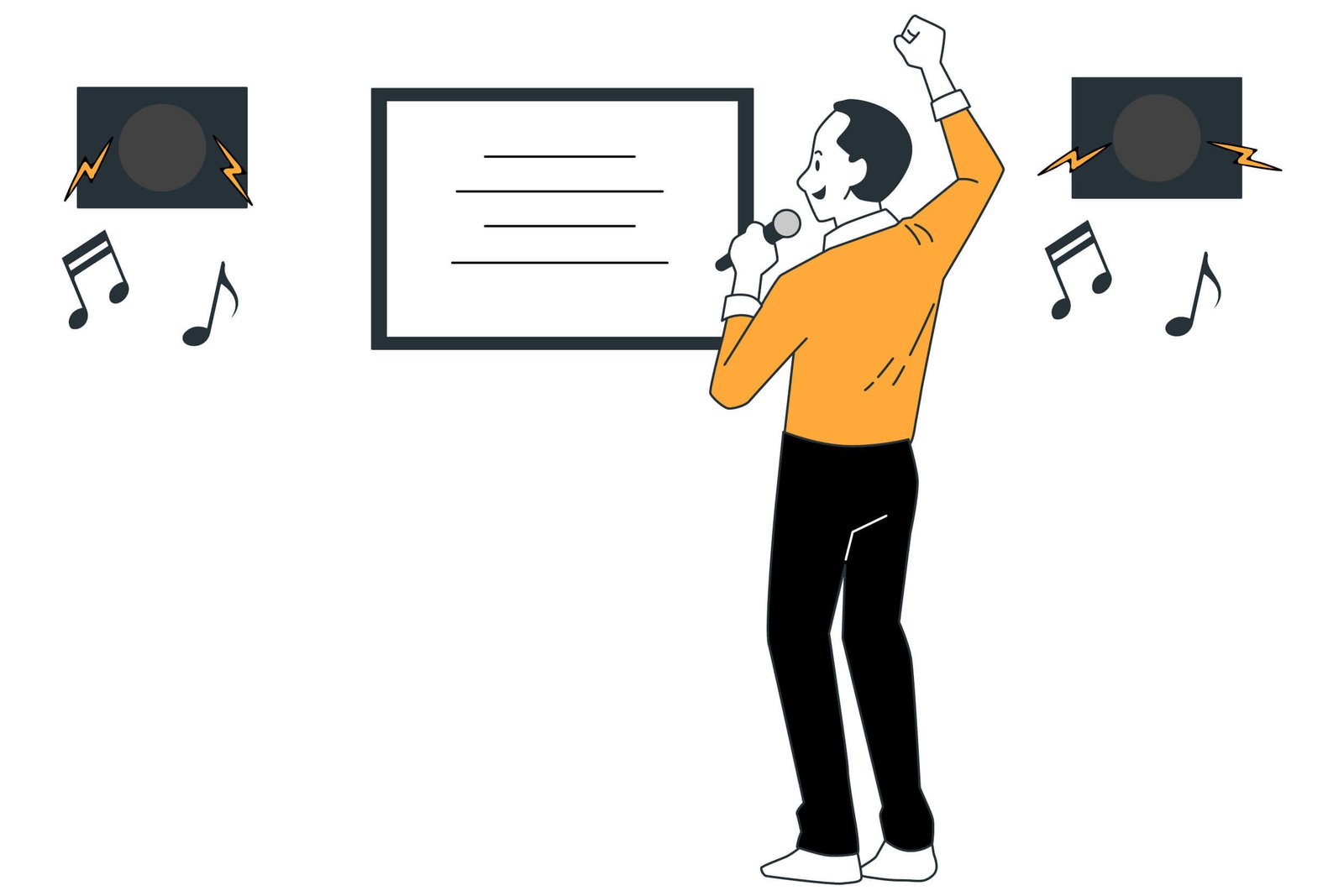 Mọi người ca hát gây ô nhiễm tiếng ồn