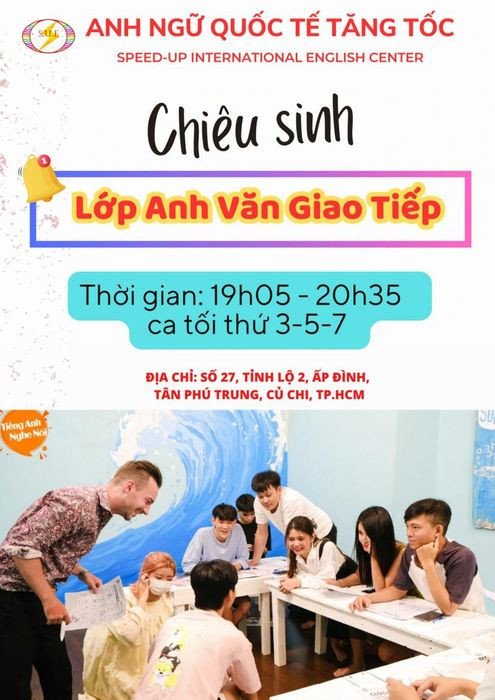 Môi trường học tập năng động tại trung tâm tiếng Anh Củ Chi