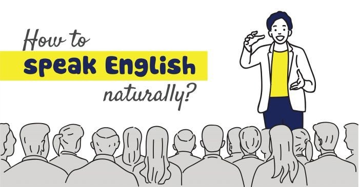Một người đang nói chuyện tự tin, biểu trưng cho tính tự nhiên trong giao tiếp tiếng Anh.