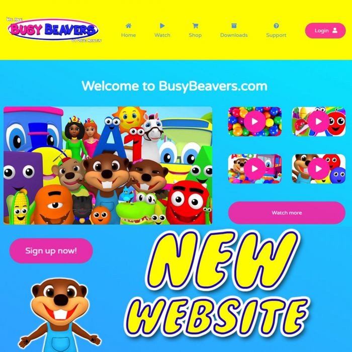 nền tảng học tiếng Anh cho bé Busy Beavers