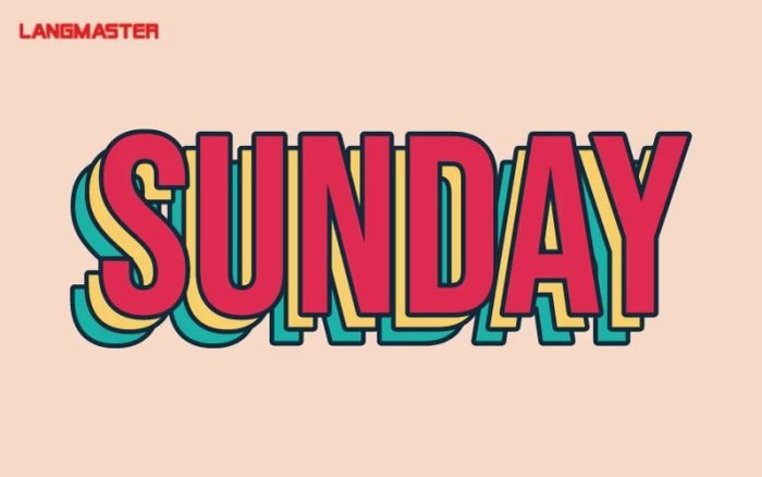 Nguồn gốc tên gọi Sunday