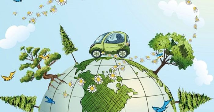 Nhà máy công nghiệp thải khói ô nhiễm vào không khí, thể hiện vấn nạn ô nhiễm môi trường