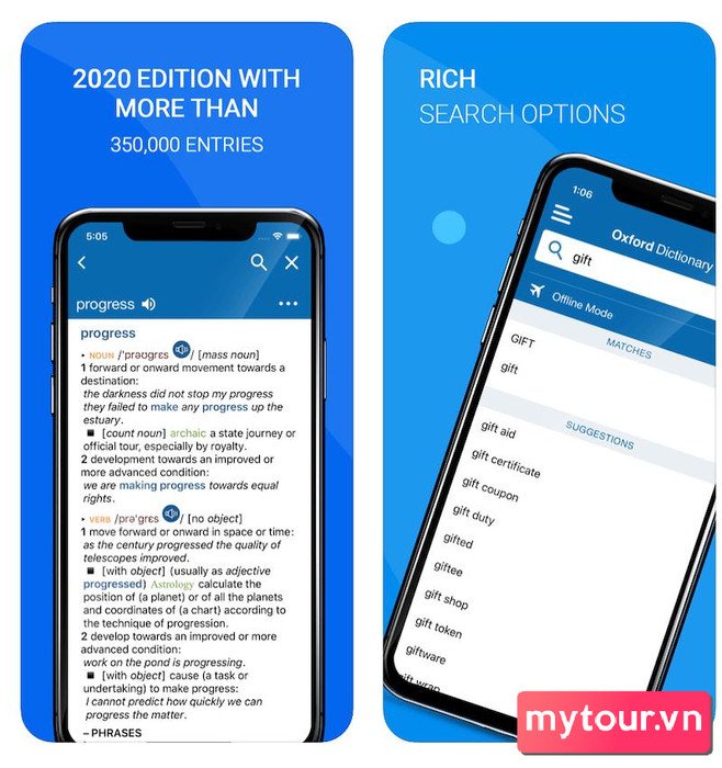 Oxford Dictionary of English là ứng dụng tra cứu từ vựng tiếng Anh uy tín