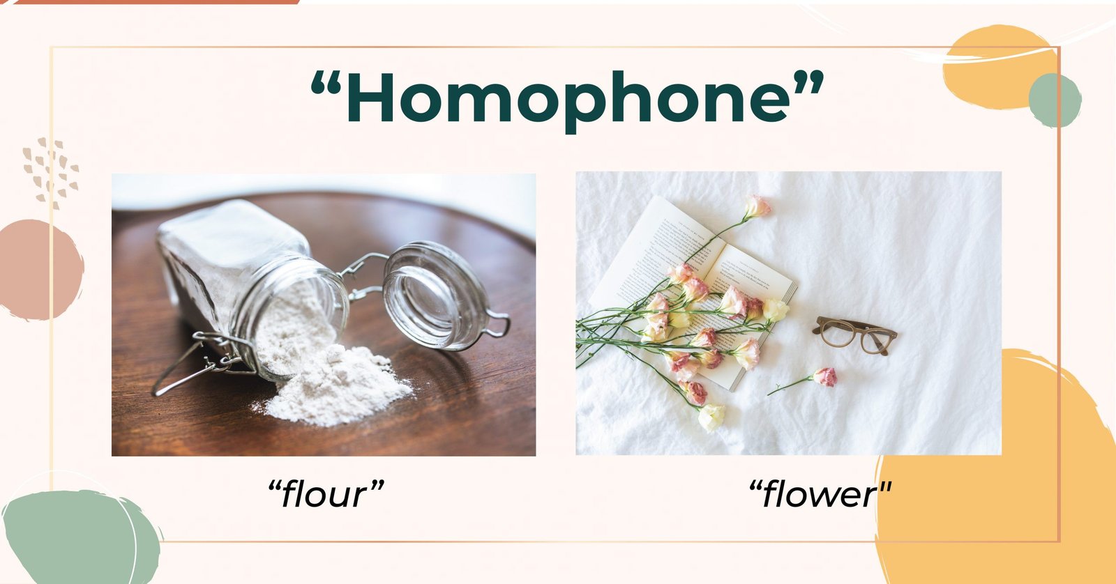 Phân biệt cặp từ đồng âm Homophone flour và flower