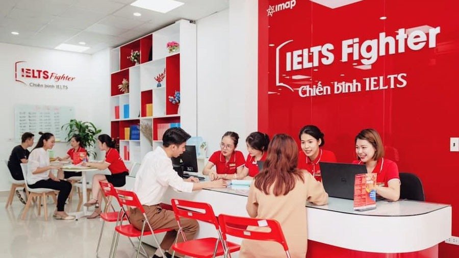 Phòng học đầy đủ tiện nghi tại trung tâm luyện thi IELTS ở Đà Nẵng