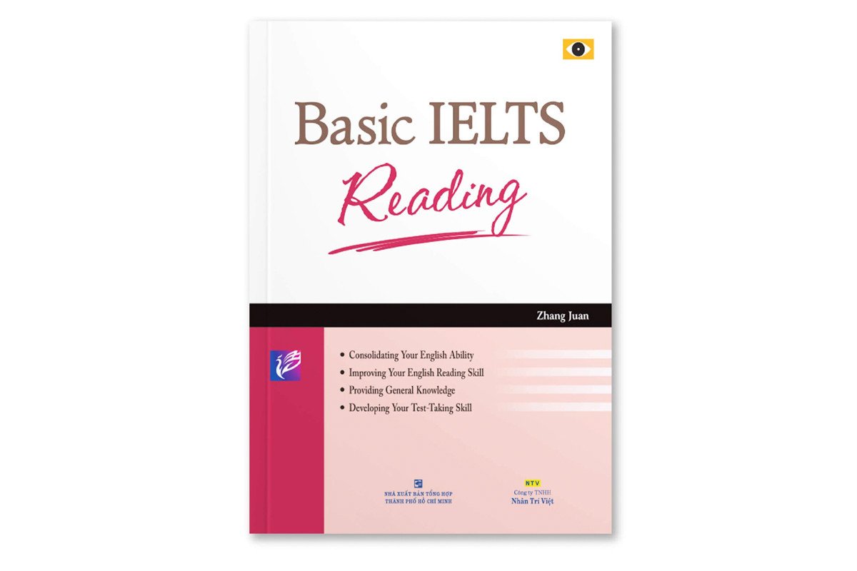 Sách Basic IELTS Reading bìa màu xanh dương, tài liệu luyện thi IELTS kỹ năng đọc