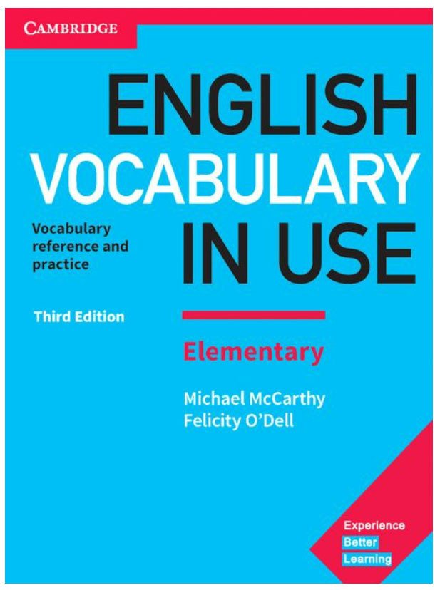 Sách từ vựng English Vocabulary in Use Elementary cho người mới học IELTS