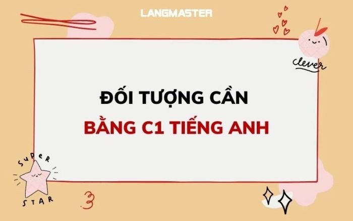 Sinh viên và các chuyên gia đang trao đổi, thể hiện đối tượng cần đạt trình độ tiếng Anh C1 cho học thuật và công việc