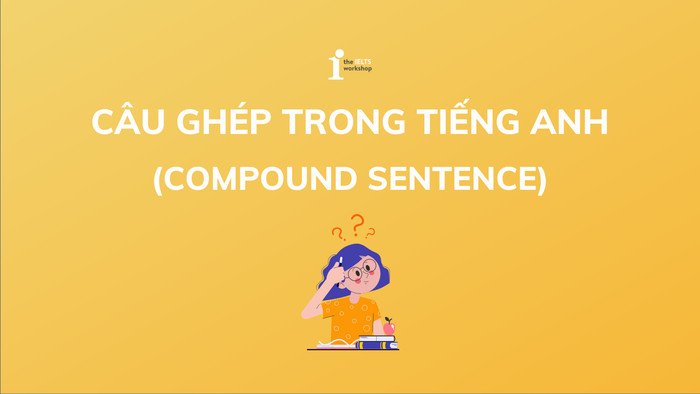 Sơ đồ minh họa cấu trúc câu ghép trong tiếng Anh, kết nối hai mệnh đề độc lập