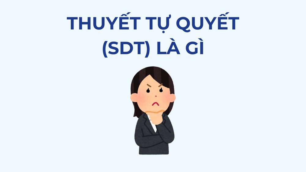 Sơ đồ minh họa thuyết tự quyết SDT trong việc tạo động lực