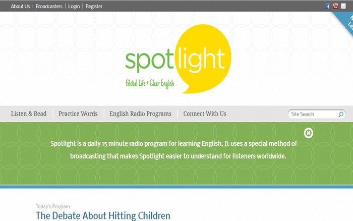 Spotlight English cung cấp bài nghe tiếng Anh chậm rãi dễ hiểu