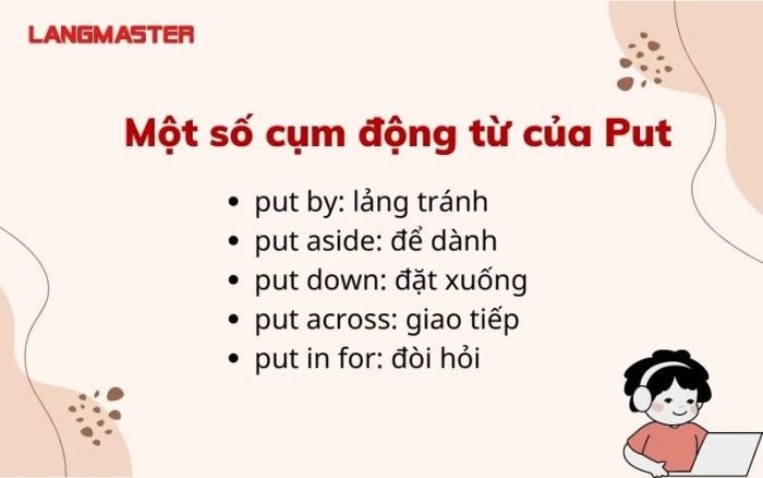 Tổng hợp các phrasal verb phổ biến của put ngoài put up with