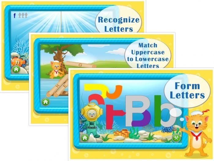 Trẻ em học và thực hành viết chữ cái tiếng Anh qua ứng dụng Kids ABC Letter