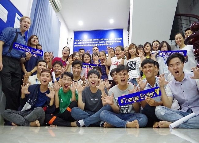 Triangle English với môi trường học tập hiện đại, thu hút