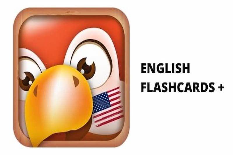 ứng dụng English Flashcards+ với thẻ từ vựng tiện lợi