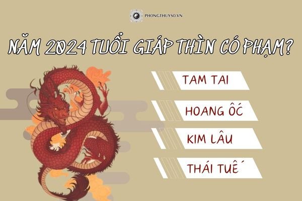 Vận hạn tuổi Giáp Thìn năm 2024 nam mạng cần lưu ý