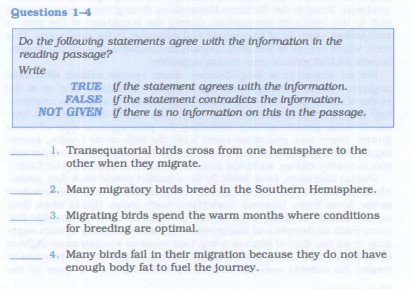 Ví dụ bài tập Reading Comprehension trong sách Barron’s Essential Words for the IELTS