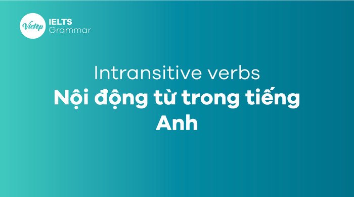 Ví dụ về nội động từ và cách dùng chuẩn