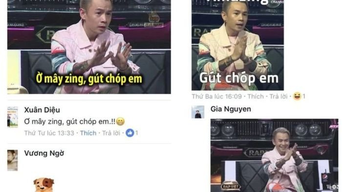 xu hướng ờ mây zing gút chóp trên Facebook