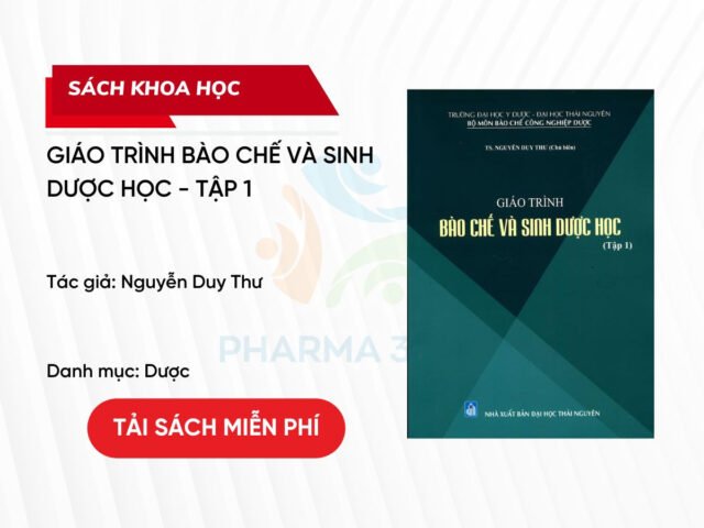 Ảnh bìa Giáo trình Bào chế và Sinh dược học Tập 1 PDF