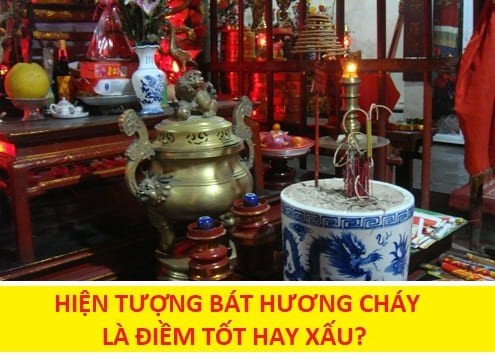 Bát hương bị đổ