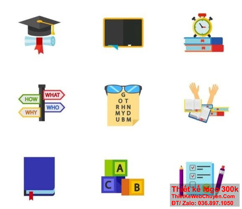 Biểu tượng logo học tập đẹp với thiết kế hiện đại, truyền tải thông điệp về sự phát triển và học hỏi không ngừng.