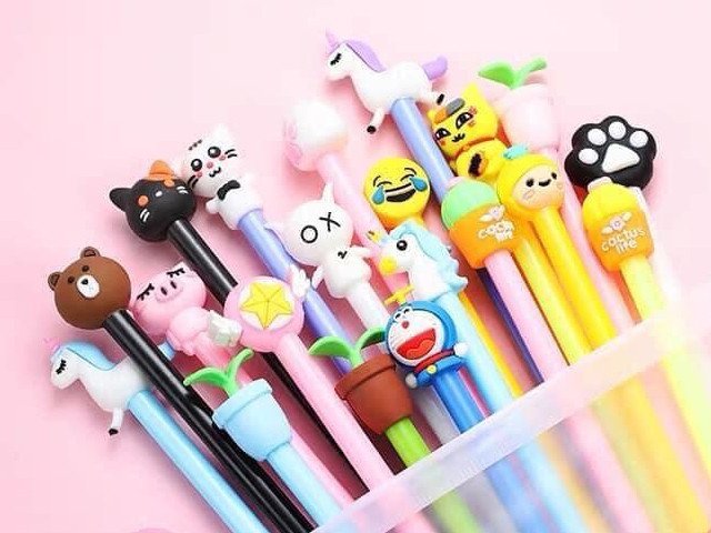 bộ bút viết đa dạng cho học sinh THPT, dụng cụ học tập thiết yếu