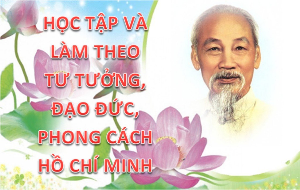 Cán bộ và người dân cùng nhau làm theo Bác
