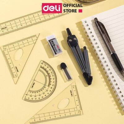 Cận cảnh 6 món đồ dùng học tập Deli chất lượng cao trong bộ sản phẩm