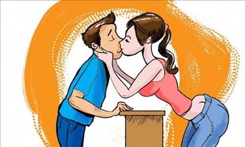 Cô gái buồn bã, giấc mơ nụ hôn mang điềm báo không như ý