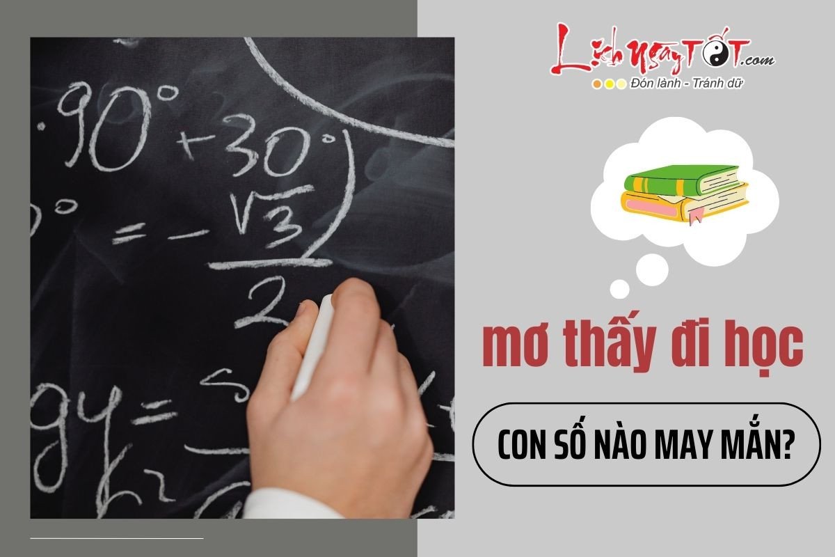 Con số liên quan giấc mơ thấy đi học