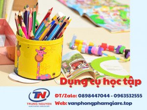 Đa dạng các loại dụng cụ học tập
