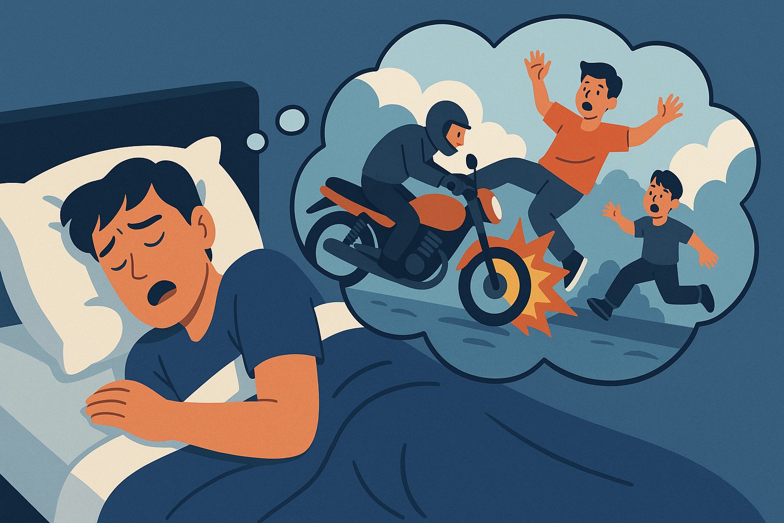 giải mã giấc mơ chồng bị tai nạn