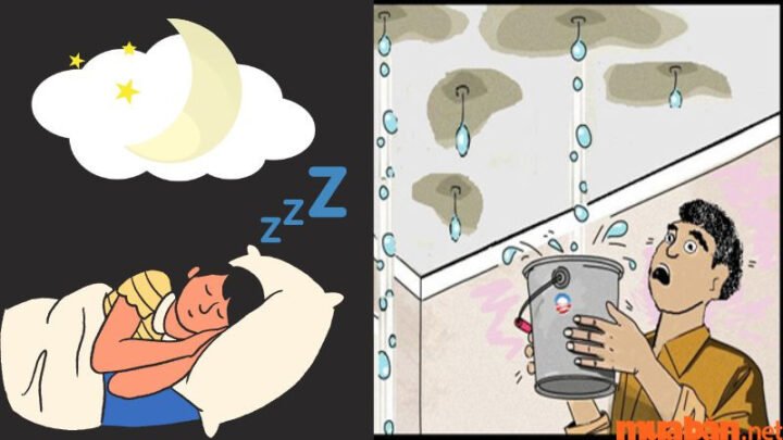Giải mã ý nghĩa nằm mơ thấy mưa dột vào nhà