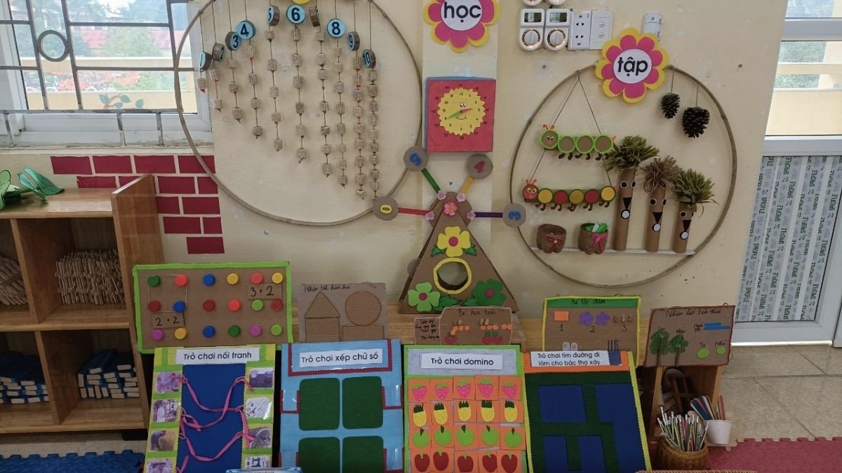 Góc học tập khoa học thú vị cho trẻ mầm non