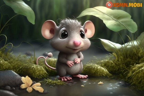 Hình ảnh chú chuột nhỏ bé đang tìm kiếm thức ăn, biểu tượng cho những điềm báo giấc mơ thấy chuột đa dạng.