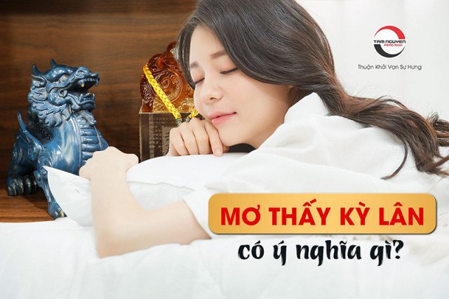 Hình ảnh kỳ lân linh thiêng trong giấc mơ