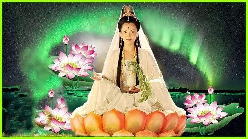 Hình ảnh Phật Bà Quan Âm mang lại sự an lạc trong giấc mơ