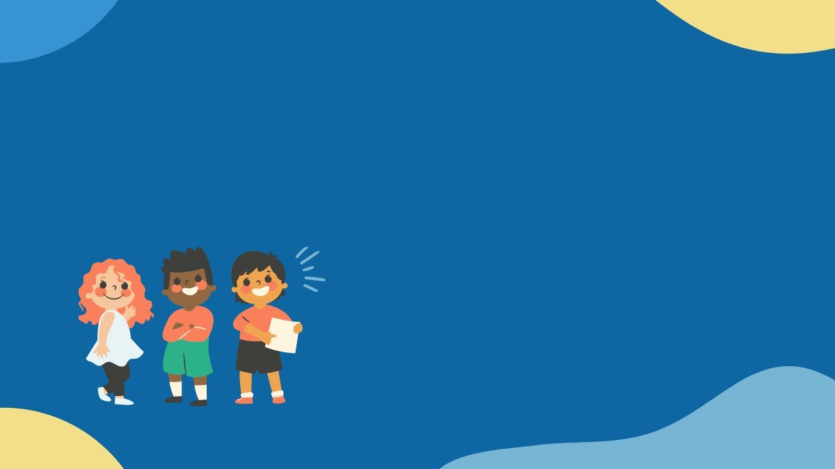 Hình nền Powerpoint giáo dục hài hước cho trẻ mầm non