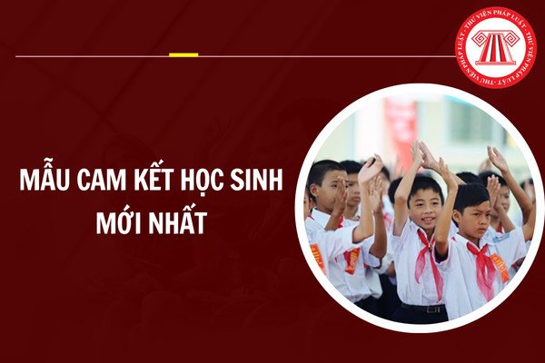 Học sinh cam kết phấn đấu học tập và rèn luyện