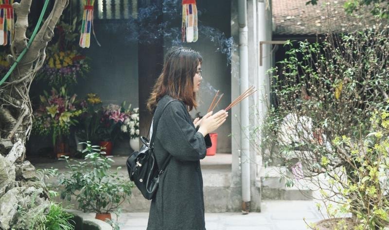 Học sinh cầu may mắn tại chùa trước các kỳ thi quan trọng