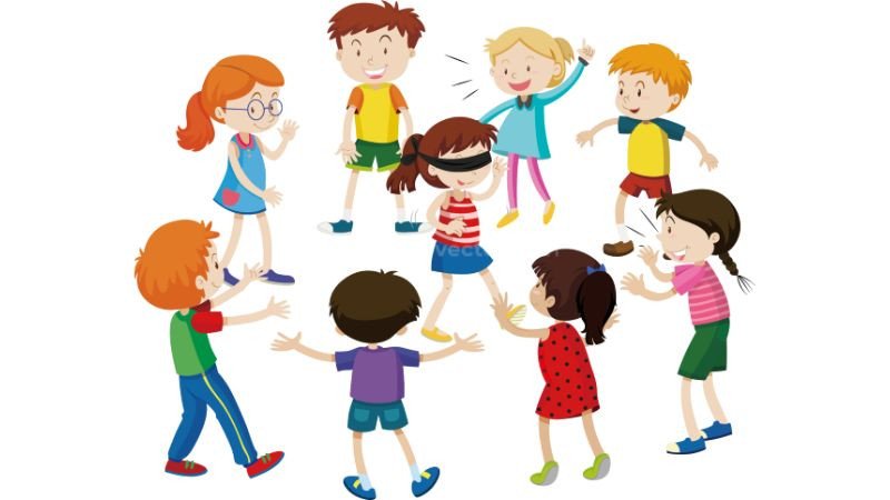 Học sinh vui chơi cùng bạn bè, hình ảnh học tập cute ngoài sân trường
