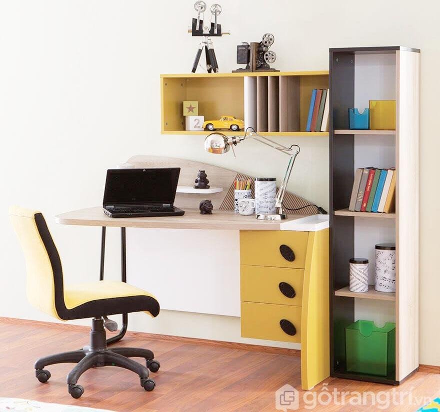 Không gian học tập, làm việc gọn gàng và tối giản, tạo sự tập trung.