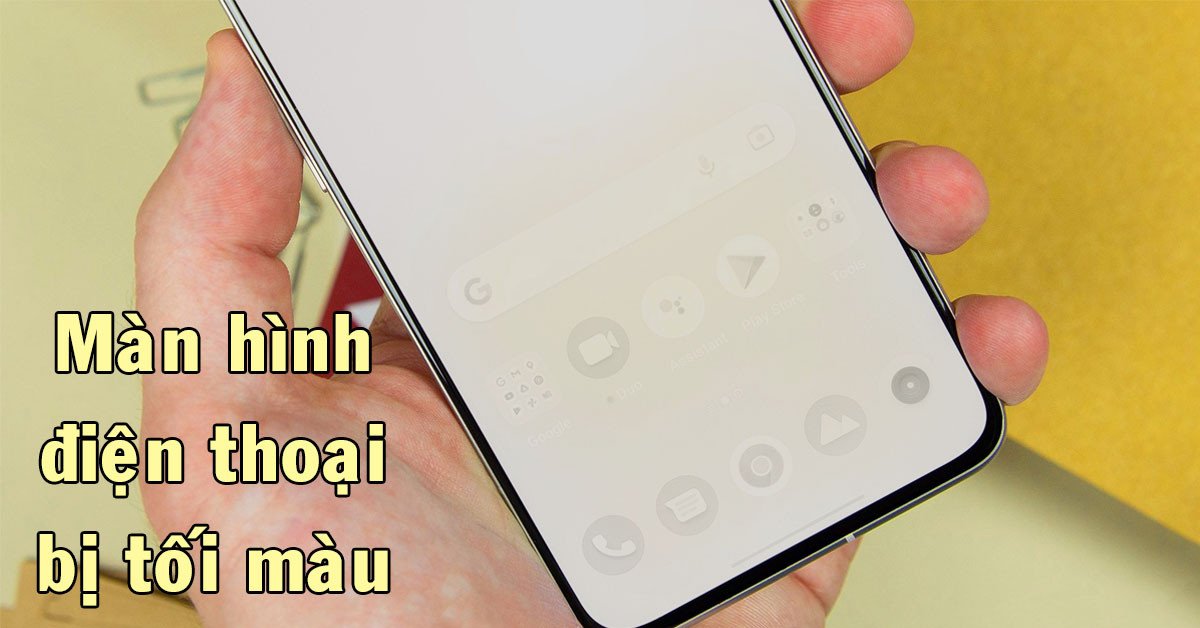 Màn hình điện thoại bị tối, tượng trưng cho những khó khăn trong giao tiếp hoặc mối quan hệ